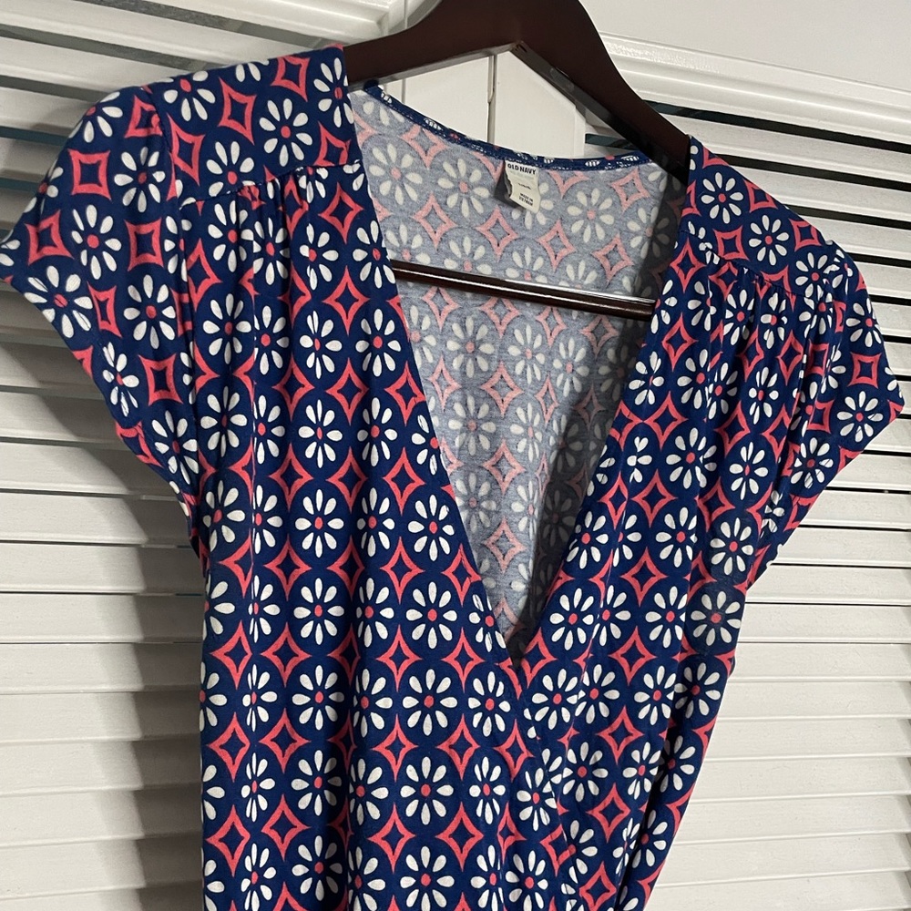 Colorful Wrap Dress